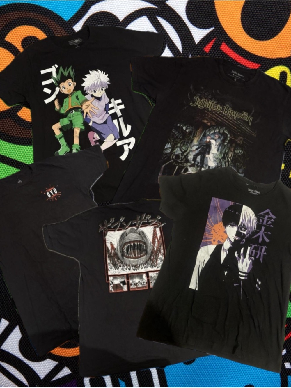 Hot Topic Anime T-Shirt Bundle of 4